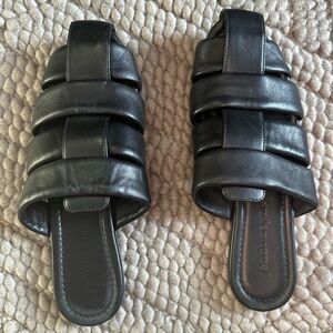 Jenni Kayne Black Leather Camilla Mule - Buttery Soft